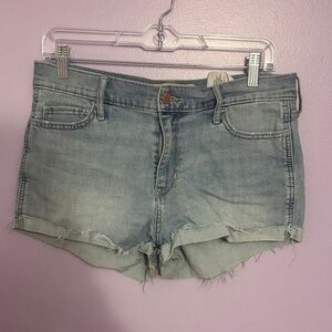 Hollister Light Blue Jean Shorts